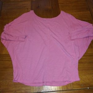 Peach / Coral oversized Blouse